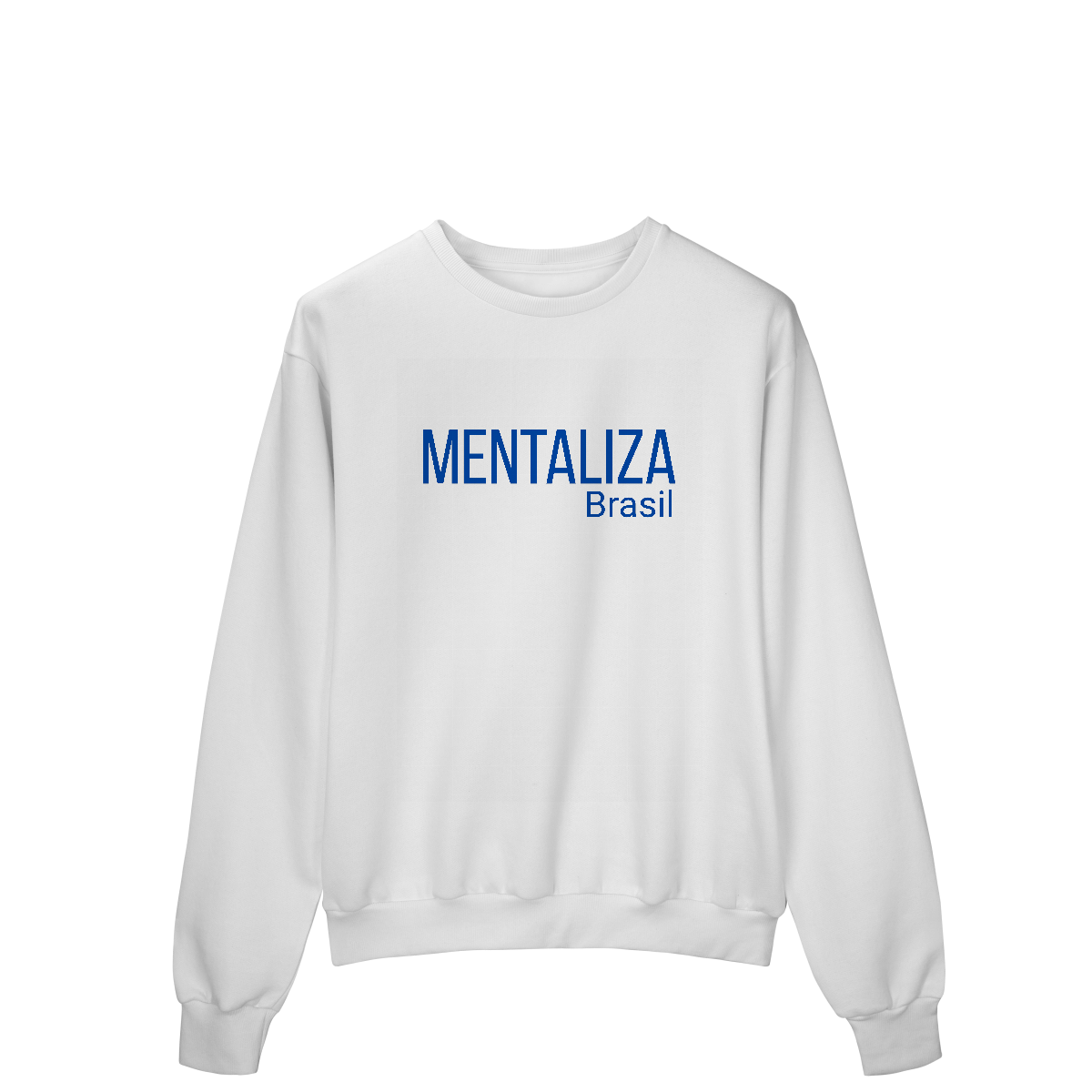 Nome do produto: Moletom clássico - Mentaliza em azul 