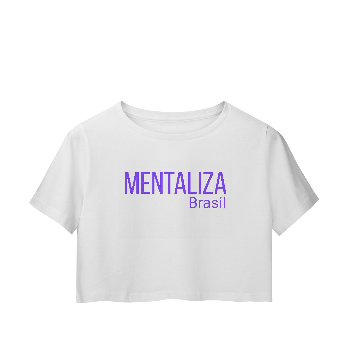Nome do produto: Cropped clássico - Mentaliza em roxo