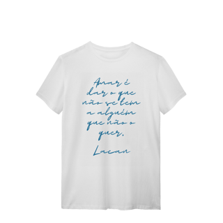 Nome do produto Camiseta Amor - Lacan