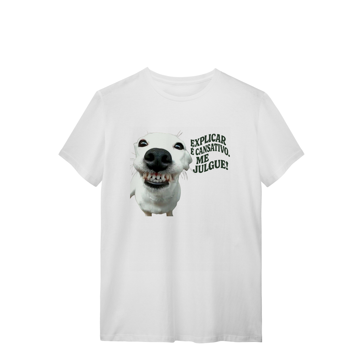 Nome do produto: Coleção Self Vest - Explicar é cansativo. Me julgue! - Cão