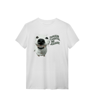 Nome do produto Coleção Self Vest - Explicar é cansativo. Me julgue! - Cão