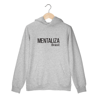 Nome do produto Moletom clássico com logo - Mentaliza em preto