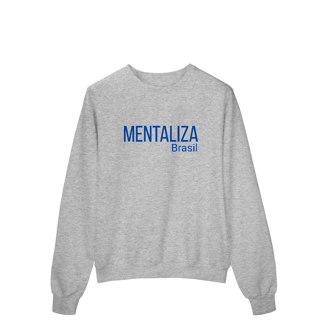 Nome do produto Moletom clássico - Mentaliza em azul 