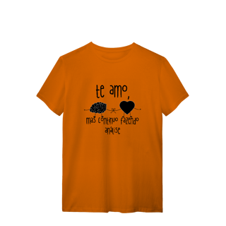 Nome do produto Camiseta - Te amo, mas continuo fazendo análise