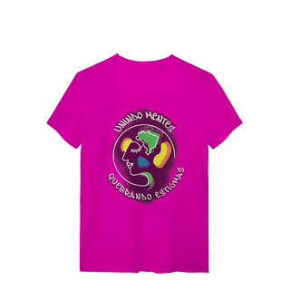 Nome do produto Camiseta com logo e slogan em grafite - branco