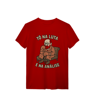 Nome do produto Camiseta - Tô na luta e na análise - Freud