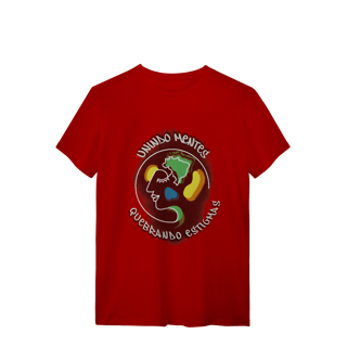 Nome do produto Camiseta com logo e slogan em grafite - branco