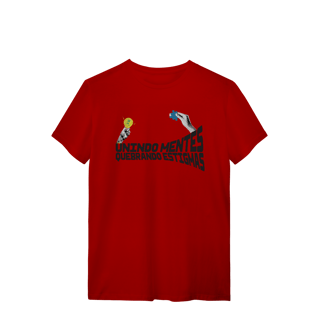 Nome do produto Camiseta - slogan Unindo Mentes, Quebrando Estigmas