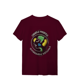 Nome do produto Camiseta com logo e slogan em grafite - branco