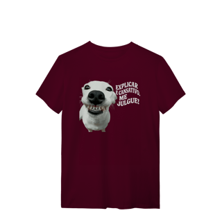 Nome do produto Coleção Self Vest - Explicar é cansativo. Me julgue! - Cão