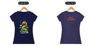 Nome do produto Camisa Feminina O Dragão Dourado