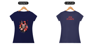 Nome do produto Camisa Feminina Tatuagem de Hannya