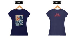 Nome do produto Camisa Feminina A Grande Onda de Kanagawa