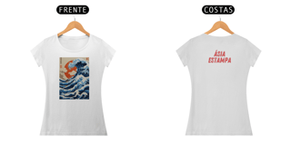 Nome do produto Camisa Feminina A Grande Onda de Kanagawa
