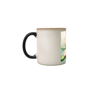 Nome do produto Caneca Mágica Flores de Lótus
