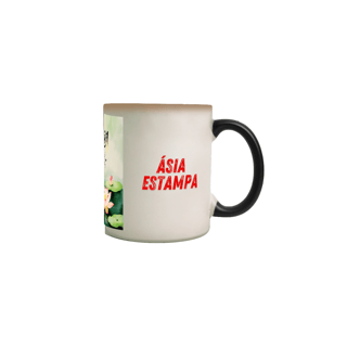 Nome do produto Caneca Mágica Flores de Lótus