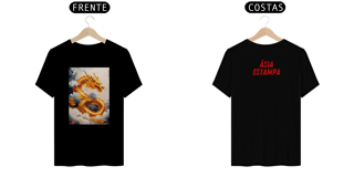 Nome do produto Camisa Unissex O Dragão Dourado