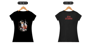 Nome do produto Camisa Feminina Kitsune