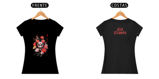 Nome do produto Camisa Feminina Tatuagem de Hannya