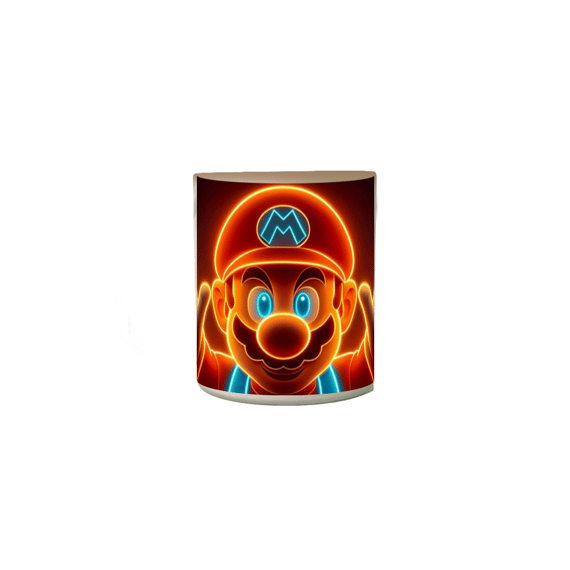 Super Mario Neon | Power Up Iluminado