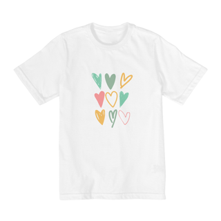 Nome do produtoCamiseta Intantil Coração - 2 a 8anos