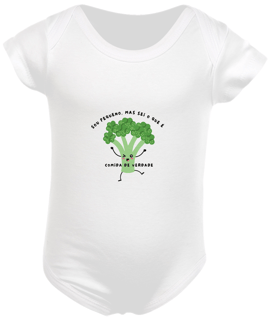 Body Infantil Comida de Verdade