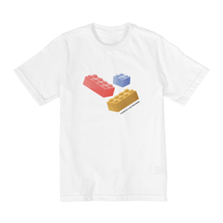 Camiseta Construa a sua Felicidade - 2 a 8 anos