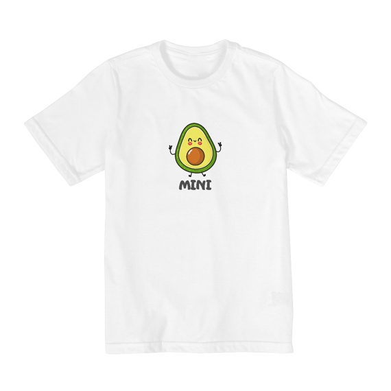 Camiseta Família Abacate Mini - 10 a 14 anos