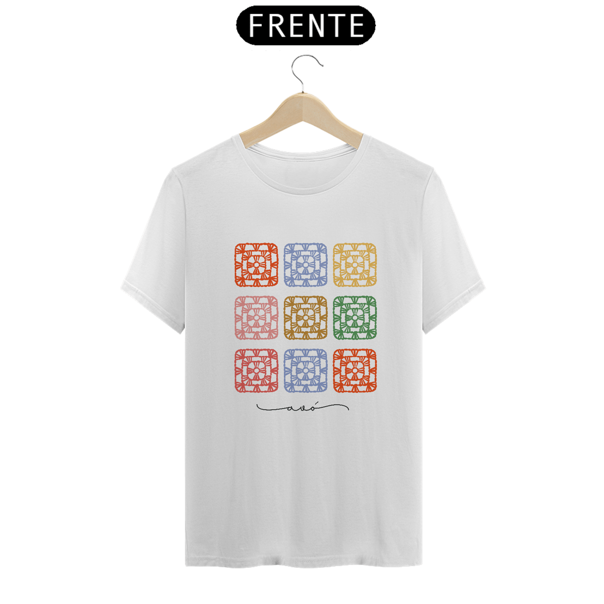 Nome do produto: Camiseta Avó Tricô