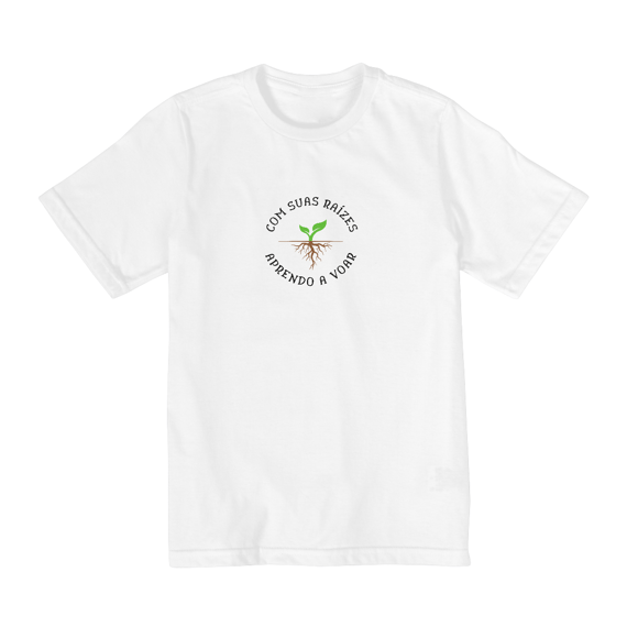 Camiseta Raízes - 2 a 8anos