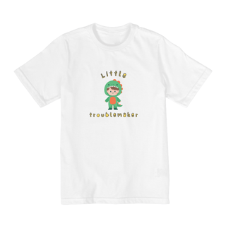 Nome do produtoCamiseta Little Troublemaker - 2 a 8 anos