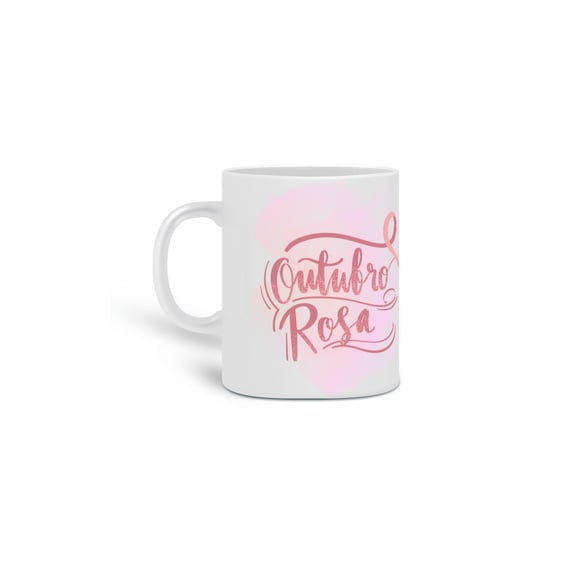 Caneca Outubro Rosa