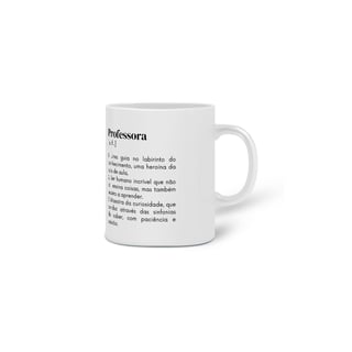 Nome do produtoCaneca Professora dicionário