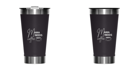 Copo Térmico - Mama Needs Coffee