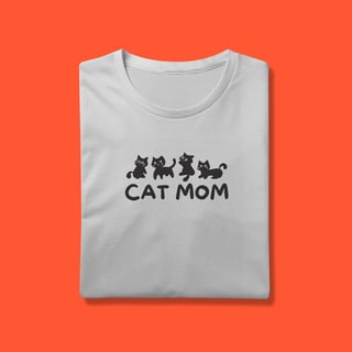 Nome do produtoCamiseta Cat Mom