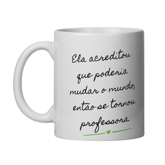 Caneca Mudar o mundo