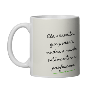 Nome do produtoCaneca personalizada - com o nome da profe e da criança