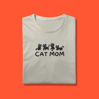 Nome do produtoCamiseta Cat Mom