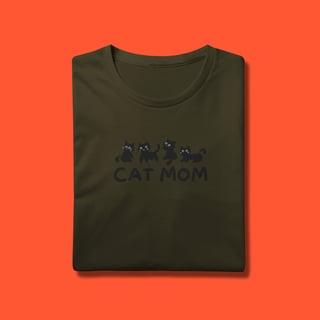 Nome do produtoCamiseta Cat Mom