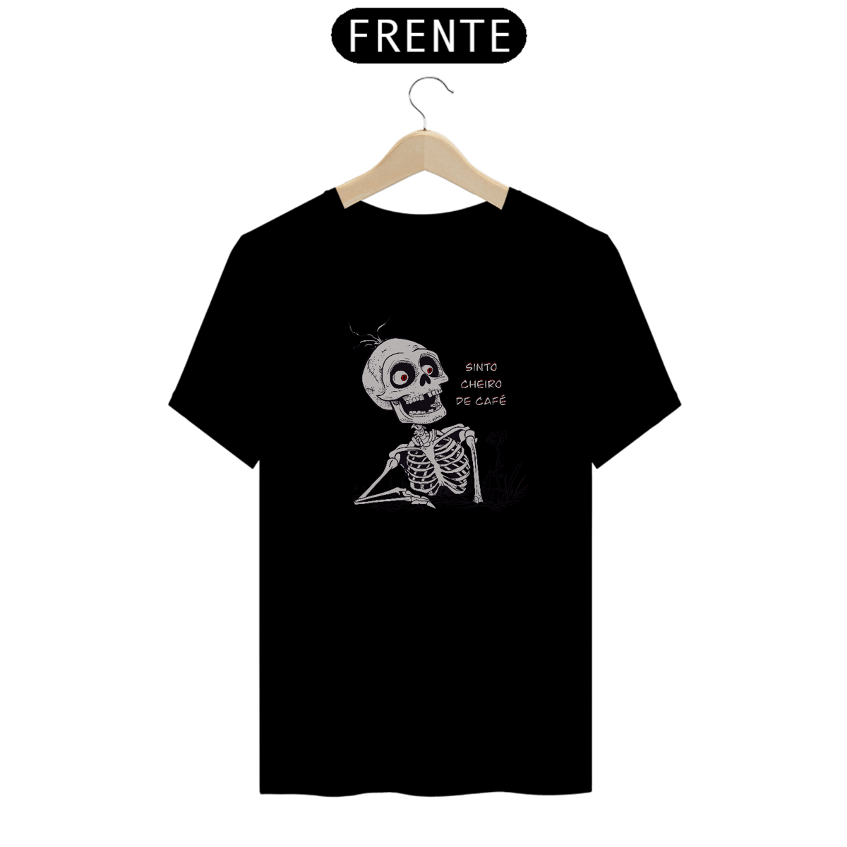 Nome do produto: Camiseta Prime - Sinto cheiro de café