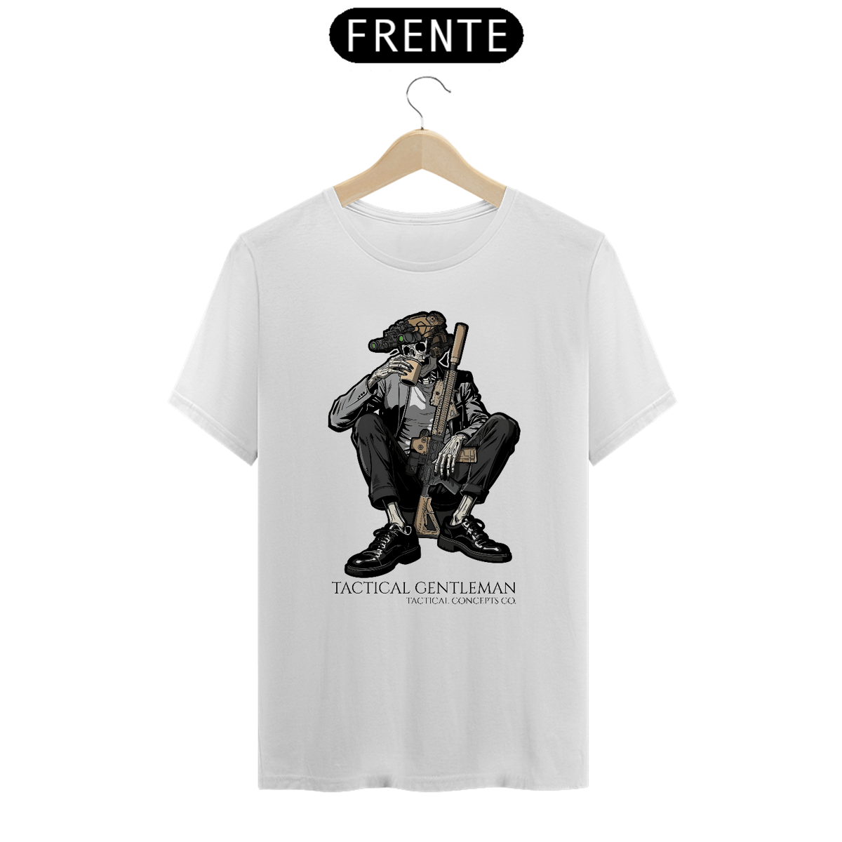 Nome do produto: T-shirt | Tactical Gentleman (Frente)