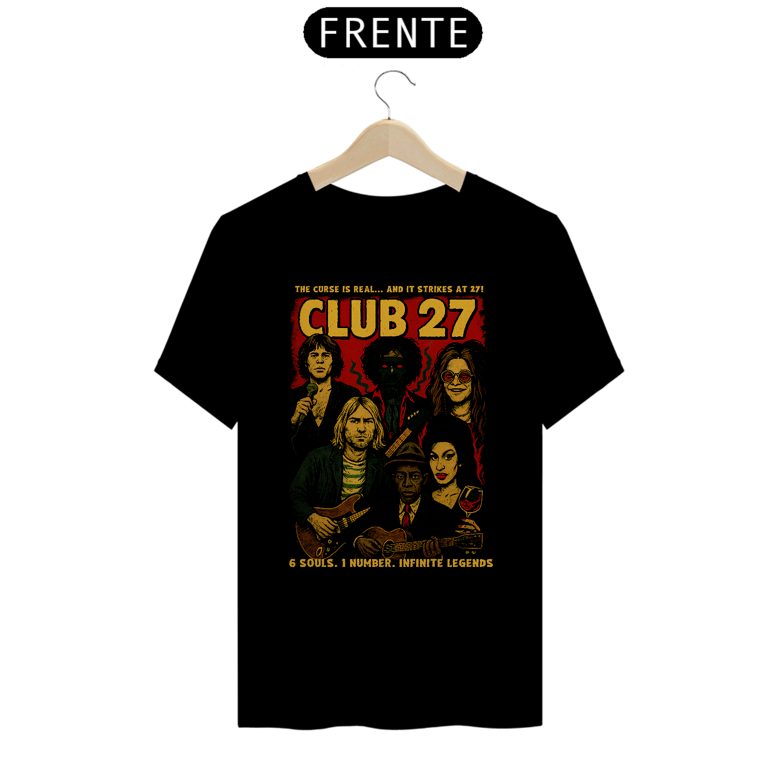CLUB 27 – Camiseta das Lendas Eternas