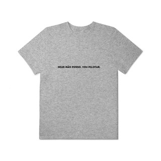 Nome do produto Camiseta Plus Size Vou pilotar