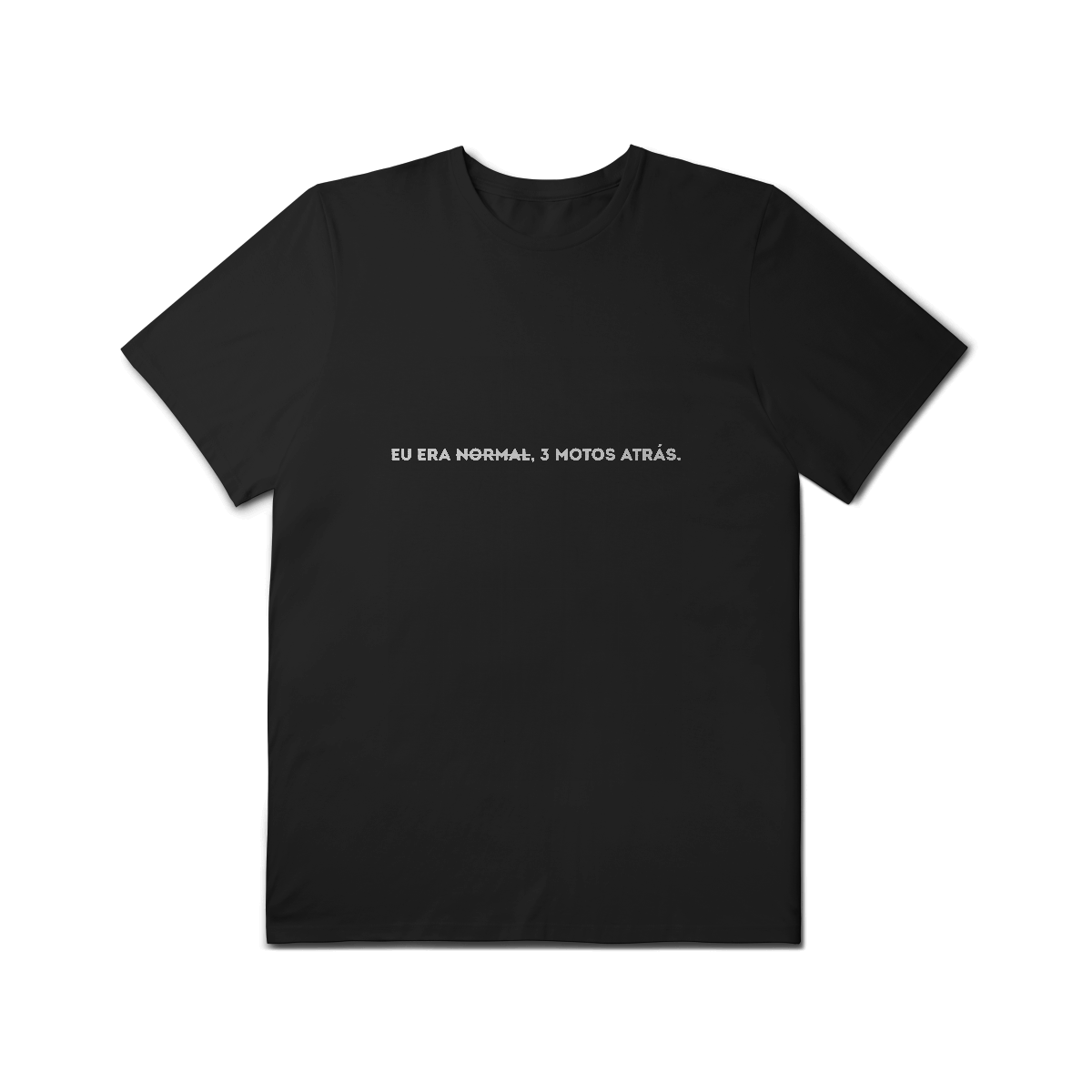 Nome do produto: Camiseta Plus Size Eu era normal