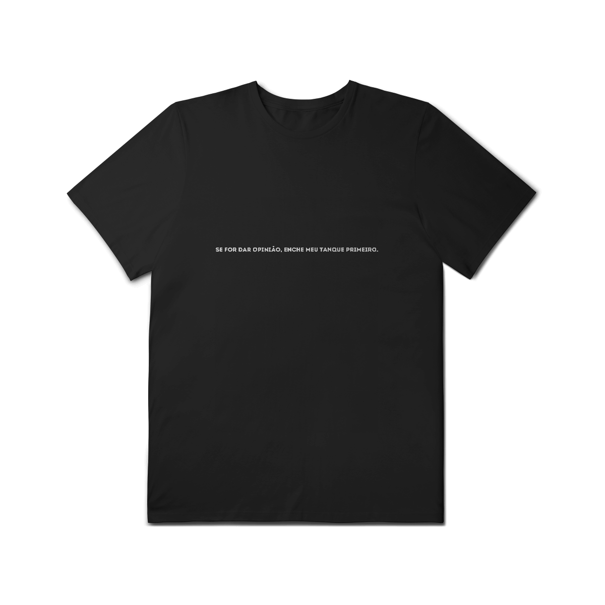 Nome do produto: Camiseta Plus Size Se for dar opinião