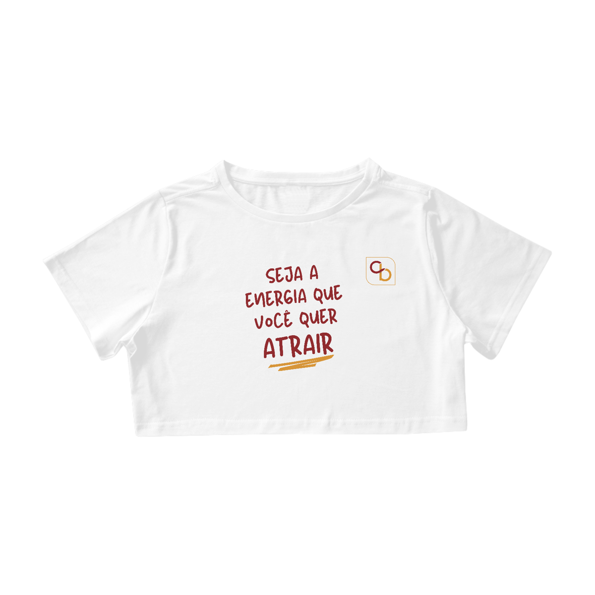 Nome do produto: Cropped - Seja a Energia