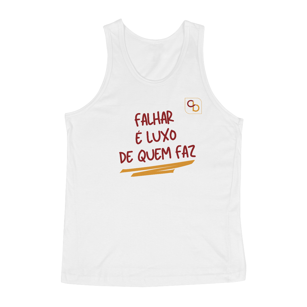 Nome do produto: Regata - Falhar é Luxo