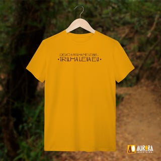 Nome do produto Camiseta – Deixo a Trilha Me Levar