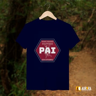 Nome do produto Camiseta Distintivo Pai Nível 3