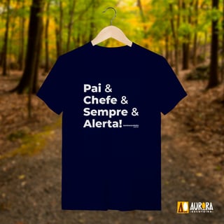 Nome do produto Camiseta Pai & Chefe
